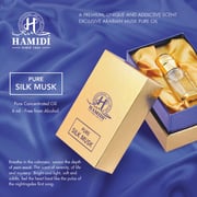 Hamidi Pure Silk Musk for Women, Pure Concentrated Oil, 6 ml for Her, Non Alcoholic Oil Hamidi Pure Silk Musk for Women, Pure Concentrated Oil, 6 ml for Her, Non Alcoholic Oil