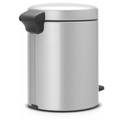 Brabantia 1129 04 Pedal Bin NewIcon 5Litre Metallic Grey