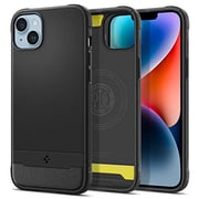 Spigen Rugged Armor (MagFit) compatible with MagSafe designed for iPhone 14 case cover (2022) - Matte Black