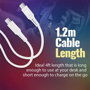 Promate USB C to USB C Cable 1.2m White