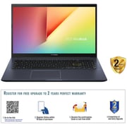 Asus VivoBook 15 Laptop - 11th Gen – Core i3 3GHz 8GB 512GB Shared Win11Home 15.6inch FHD Bespoke Black English/Arabic Keyboard X513EA BQ3396W (2022) Middle East Version