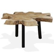 vidaXL Coffee Table Genuine Teak 80x70x38 cm vidaXL Coffee Table Genuine Teak 80x70x38 cm
