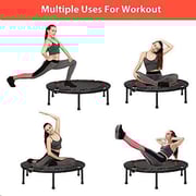 ULTIMAX Folding Trampoline Adult Trampoline Mini Fitness Home Exercise Indoor Trampoline Adult Gym Motion Foldable Trampoline Exercise to Lose Weight Jump Bed 48 Inch ULTIMAX Folding Trampoline Adult Trampoline Mini Fitness Home Exercise Indoor Trampoline Adult Gym Motion Foldable Trampoline Exercise to Lose Weight Jump Bed 48 Inch