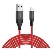 Riversong Alpha S Lightning Cable 1m - Black/Red Riversong Alpha S Lightning Cable 1m - Black/Red