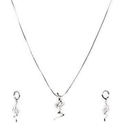 Swiss Design Jewelry Set for Women Silver SDJS-04 Swiss Design Jewelry Set for Women Silver SDJS-04