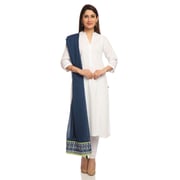 BIBA Indigo Cotton Dupatta Free Size BIBA Indigo Cotton Dupatta Free Size