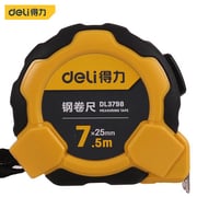 Deli Rubber and Plastic Steel Tape Measure, 7.5mx25mm, DL3798 Deli Rubber and Plastic Steel Tape Measure, 7.5mx25mm, DL3798