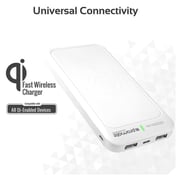 Promate AURAVOLT10+ Wireless Charging Power Bank 10000mAh White Promate AURAVOLT10+ Wireless Charging Power Bank 10000mAh White
