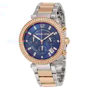 Michael Kors Parker Two Tone Metal Watch Women MK6141 Michael Kors Parker Two Tone Metal Watch Women MK6141