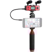 Saramonic Smartmixer Recording Stereo Microphone System With Handheld Grip For Apple Iphone 8 8 Plus 7 7 Plus 6 6s Android Smartphone