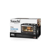 Saachi Electric Oven With 2 Hotplates 30 Liters Nl-oh-1928hpg