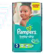 Buy Pampers Active Baby Dry Diapers 11 25kg Size 5 Jumbo 64pc