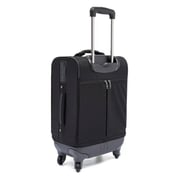 Eminent Semi Hard Trolley Luggage Bag Black 20inch - H097B20BLK