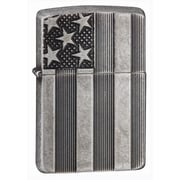 Zippo 28974 Us Flag Armor Chrome Windproof Lighter Zippo 28974 Us Flag Armor Chrome Windproof Lighter