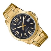 Casio Dress Gold Tone Stainless Steel Men Analog Watch MTP-V004G-1B