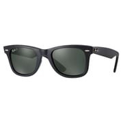 RayBan RB2140 901/58 Unisex Wayfarer Gunmetal Polarized Lens Sunglasses