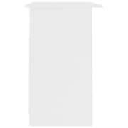 Vidaxl Desk With Drawers White 110x50x76 Cm Engineered Wood Vidaxl Desk With Drawers White 110x50x76 Cm Engineered Wood