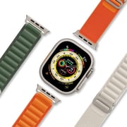 Green Lion Ultra Series High-Strength Watch Strap for Apple Watch 42mm/44mm/45mm/49mm- White