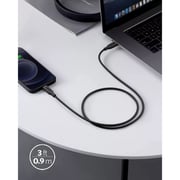 Anker Powerline III Flow USB-C To Lightning Cable 0.9m Black