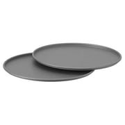 G & S Metal Products Company Ovenstuff Non-Stick Toaster Oven Pizza Pan, Set Of Two, Gray G & S Metal Products Company Ovenstuff Non-Stick Toaster Oven Pizza Pan, Set Of Two, Gray