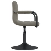 Vidaxl Swivel Dining Chairs 2 Pcs Light Grey Velvet Vidaxl Swivel Dining Chairs 2 Pcs Light Grey Velvet