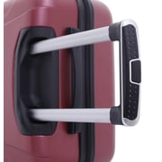 Para John 3pcs Hardshell Luggage Trolley Set Burgundy