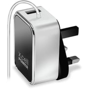 Xcell Wall Charger With Built In Lightning Cable 1.5m White Xcell Wall Charger With Built In Lightning Cable 1.5m White