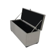 Living Point Tufted Storage Bench/Ottoman Big - Grey W120x44x49 cm Living Point Tufted Storage Bench/Ottoman Big - Grey W120x44x49 cm