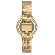 Omax Dome Series Gold Mesh Analog Watch For Women DC004G11I