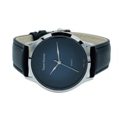 Buy Trend Setter Men’s Black Watch Leather Strap Td3103m8 Online in