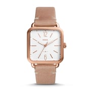 Fossil ES4254 Micah Three-Hand Sand Leather Watch Fossil ES4254 Micah Three-Hand Sand Leather Watch