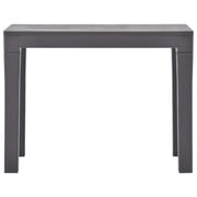 vidaXL Garden Benches 2 pcs Mocca Plastic vidaXL Garden Benches 2 pcs Mocca Plastic