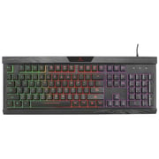 Vertux Amber Gaming Keyboard Black