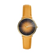 Fossil Prismatic Galaxy Yellow Leather Women Watch ES4728 Fossil Prismatic Galaxy Yellow Leather Women Watch ES4728