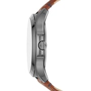 Armani Exchange Hampton Brown Leather Analog Men Watch AX2414 Armani Exchange Hampton Brown Leather Analog Men Watch AX2414