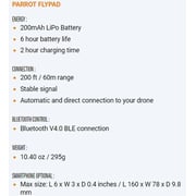 Parrot PF727003AA SWING Mini Drone Black Parrot PF727003AA SWING Mini Drone Black