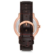 Omax Dome Series Brown Leather Analog Watch For Men DCD001R85I Omax Dome Series Brown Leather Analog Watch For Men DCD001R85I