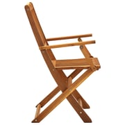 vidaXL Folding Outdoor Chairs 4 pcs Solid Acacia Wood vidaXL Folding Outdoor Chairs 4 pcs Solid Acacia Wood