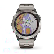 Garmin Smartwatch 010-02157-31 quatix 6x SolarTitanium with Titanium Band Garmin Smartwatch 010-02157-31 quatix 6x SolarTitanium with Titanium Band