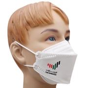 Medone KF94 National Day Logo 4 Ply Filtеr Face Mask For Kids White (10 Pieces)