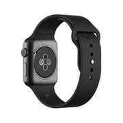HuHa Silicone Replacement Band For Apple Watch Series 1/2/3 42mm Black HuHa Silicone Replacement Band For Apple Watch Series 1/2/3 42mm Black