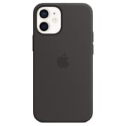 Apple iPhone 12 mini Silicone Case with MagSafe - Black Apple iPhone 12 mini Silicone Case with MagSafe - Black