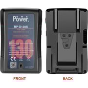 DMK Power BP-D130S V Mount/V Lock Battery with BP-2CH V Mount V Lock Double Sided Quick Battery Charger and 3 PIN Cable DMK Power BP-D130S V Mount/V Lock Battery with BP-2CH V Mount V Lock Double Sided Quick Battery Charger and 3 PIN Cable