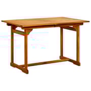 Vidaxl Garden Dining Table (120-170)x80x75 Cm Solid Acacia Wood Vidaxl Garden Dining Table (120-170)x80x75 Cm Solid Acacia Wood