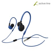 Hama Active Clip On Sports Headset With Mic Black/Blue