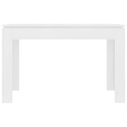 vidaXL Dining Table White 120x60x76 cm Engineered Wood vidaXL Dining Table White 120x60x76 cm Engineered Wood