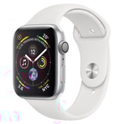 Apple Watch Series 4 GPS 44mm Silver Aluminium Case With White Sport Band Apple Watch Series 4 GPS 44mm Silver Aluminium Case With White Sport Band