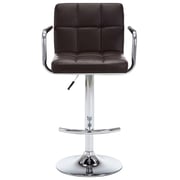 Vidaxl Bar Stools 2 Pcs Brown Faux Leather Vidaxl Bar Stools 2 Pcs Brown Faux Leather