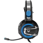 Crown CMGH 3001 Wired Over Ear Gaming Headset Blue Crown CMGH 3001 Wired Over Ear Gaming Headset Blue