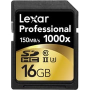 Lexar LSD16GCRBEU1000 Professional 1000x UHS-II SDHC Card 16GB Lexar LSD16GCRBEU1000 Professional 1000x UHS-II SDHC Card 16GB